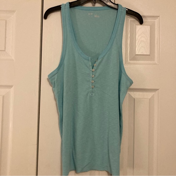 Aerie No BS Henley Tank Top Razorback XL - Picture 3 of 6